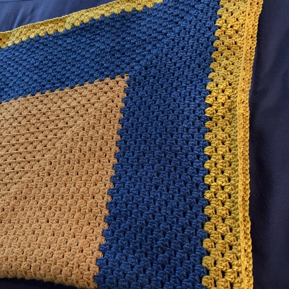 Granny Square Blanket, 52 inches x 52 inches - Picture 3 of 8